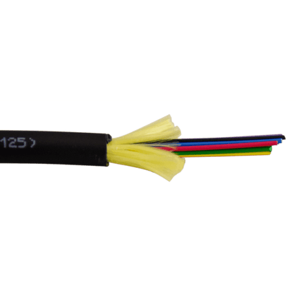 6-strand Single Mode OS2 Plenum Fiber Optic Cable, Per Foot