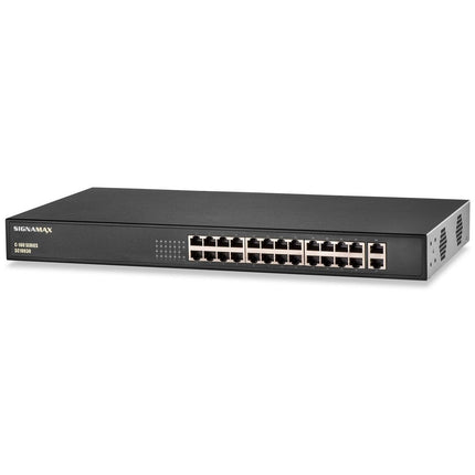 Signamax FO-SC10030 - High-Efficiency 24 Port Fast Ethernet PoE+ Lite Switch