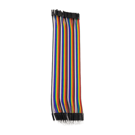 40-pin M/M Multi-Color Ribbon Cable Jumper Wires