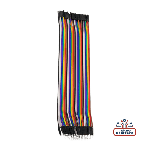 40-pin M/M Multi-Color Ribbon Cable Jumper Wires