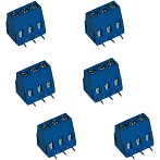 3-Pos PCB R/A Terminal Block