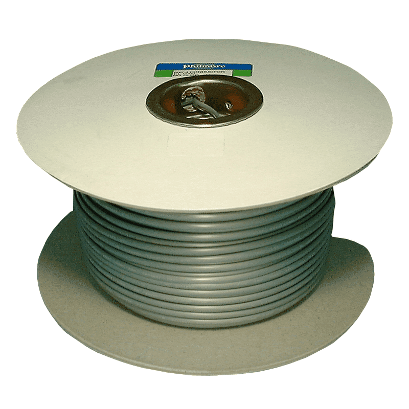 Telephone Flat Line Cord, SILVER 100'