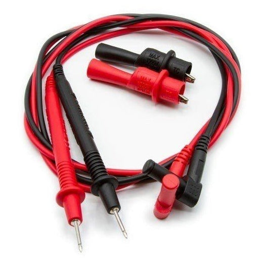 55" Universal Standard Test Leads with Insulated Screw-On Alligator Clips: Fits Most Major Brand Digital Multimeters