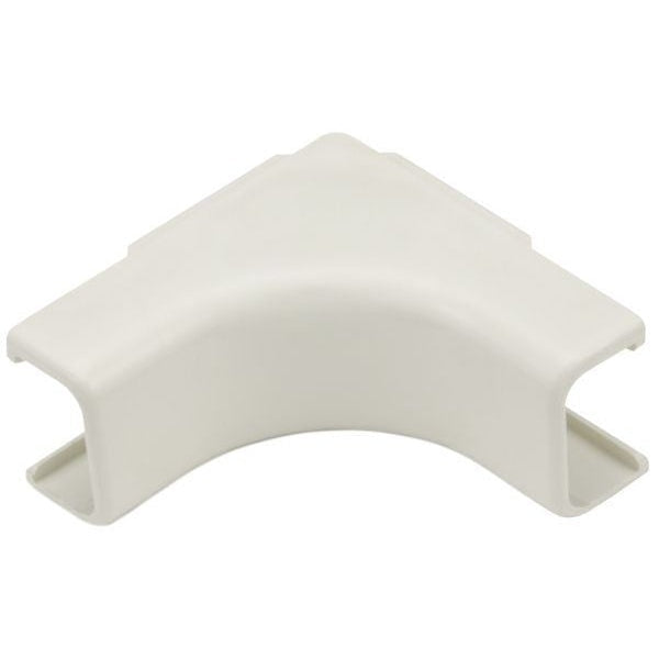 Internal Corner Cover, 3/4", 1" Bend Radius, PVC, Office White