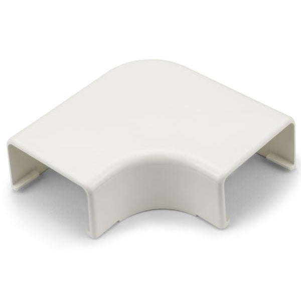 Elbow Cover, 1-3/4", 1" Bend Radius, PVC, Office White