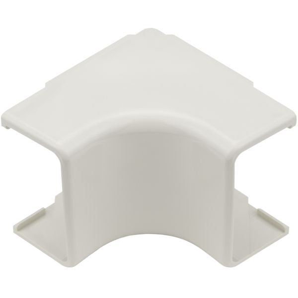 Internal Corner Cover, 1-3/4", 1" Bend Radius, PVC, Office White