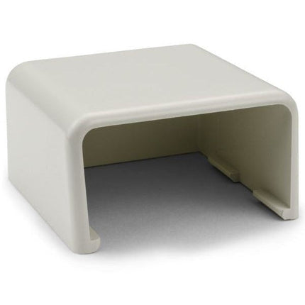 End Cap, 1-3/4", PVC, Office White