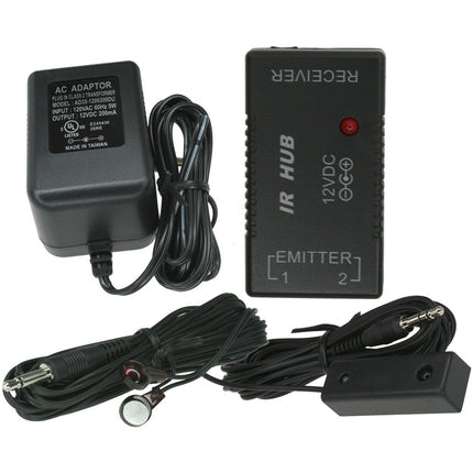 IR Repeater Kit with IR Hub, Emitter and Receiver