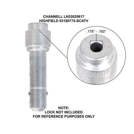 Barrel Lock Plunger Key