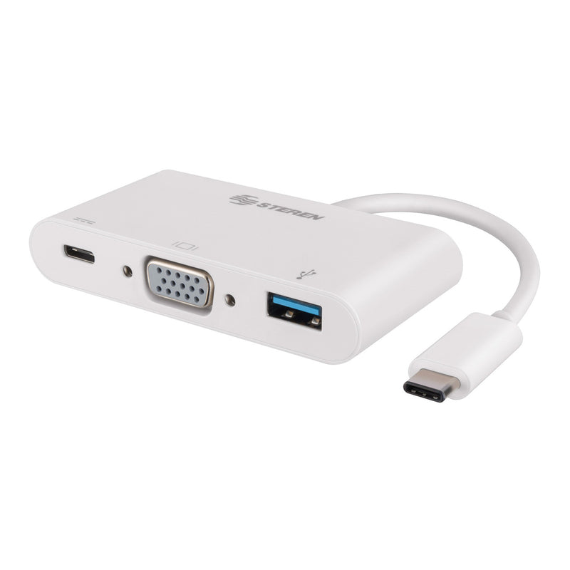 USB-C Multi-port Adapter with USB-C to VGA / USB 3.0 / USB-C