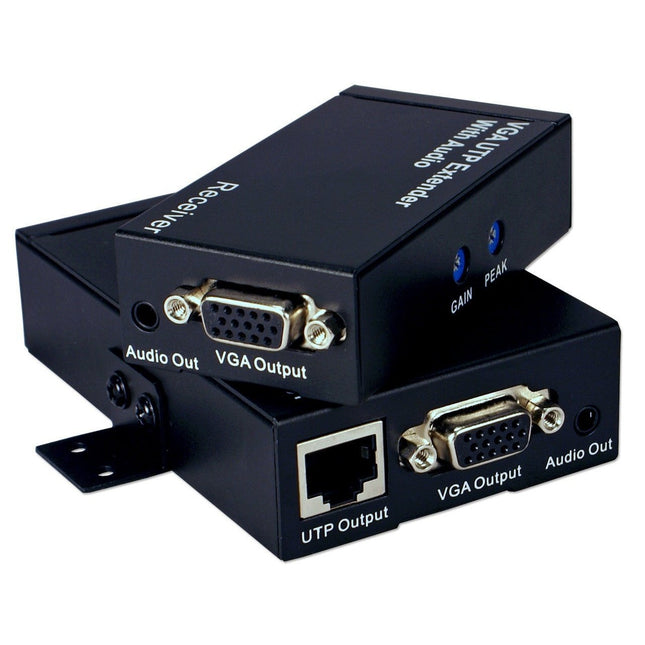 150-Meter VGA/WUXGA with Audio Single CAT5e/6 Extender Kit