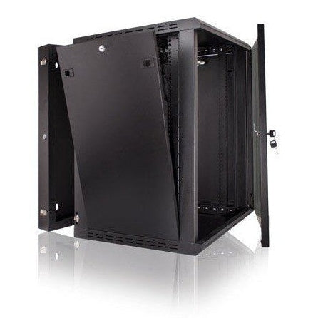 12U Wall Mount Enclosure w/Fan Vertical Cable 047-WHS-1260