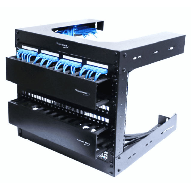 8U Open Frame Wall Rack