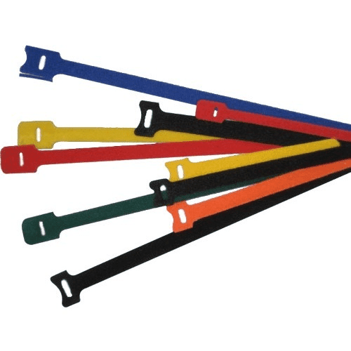 10-in Hook/Loop Ties 10/pk Green