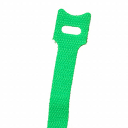 6-in. Hook/Loop Cable Ties Green 10/pk