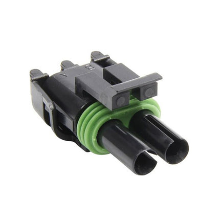 2-pin Weather Pack Sealed Connector Set, Male and Female