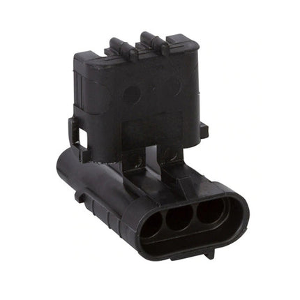 3-pin Weather Pack Sealed Connector Set, Male and Female