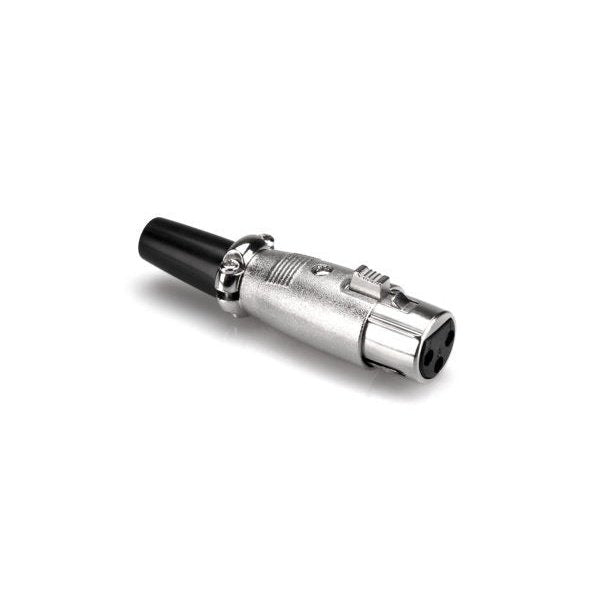 3-pin XLR Fem - Clamp Strain Relief