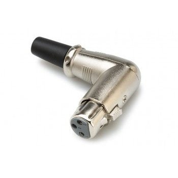 Right-Angle XLR Female w/ Strain Relief