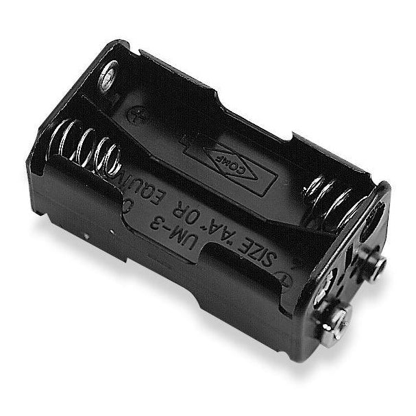 Battery Holder For 4 AA Cell Standard Snap Connection