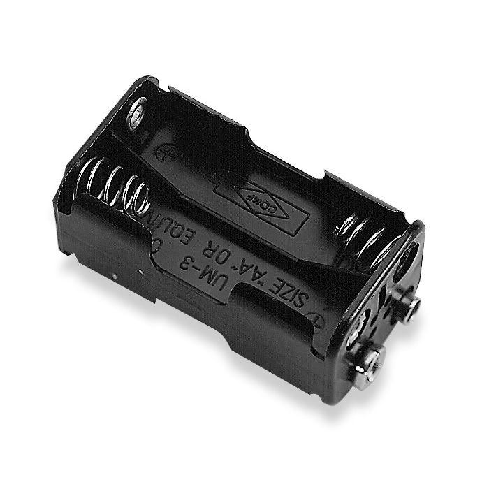 Battery Holder For 4 AA Cell Standard Snap Connection