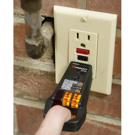 COMMERCIAL AND RESIDENTIAL GFCI RECEPTACLE TESTER : TESTS 3-WIRE RECEPTACLES- ET100