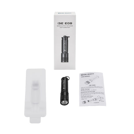 Black Pocket LED Flashlight AAA Battery