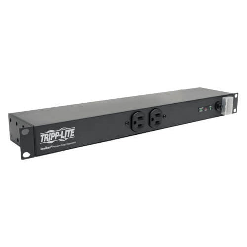 1U 15A Rackmount Surge Strip 12-outlet