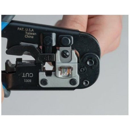 6-In-1 RJ45 RJ11/12 Pass Thru Crimper