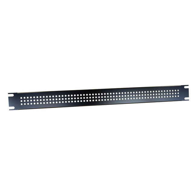 1U Vented Rack Panel - Black