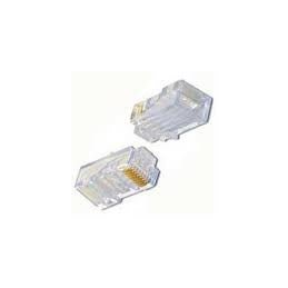 8P8C RJ45 Modular Plugs For Solid UTP Cable - 100/pkg.