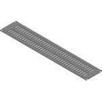 2U Slotted Black Aluminum Rack Panel