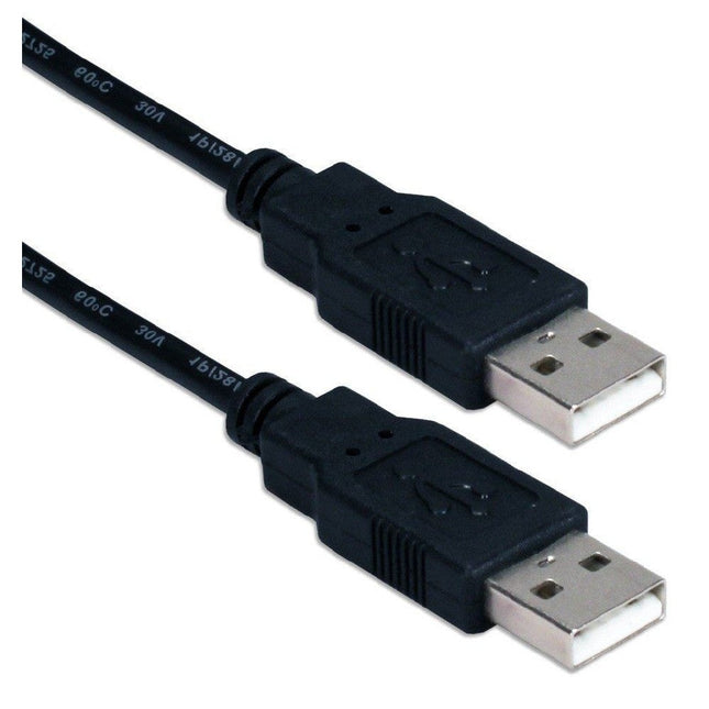 Black 10-ft USB 2.0 A Male to A Male