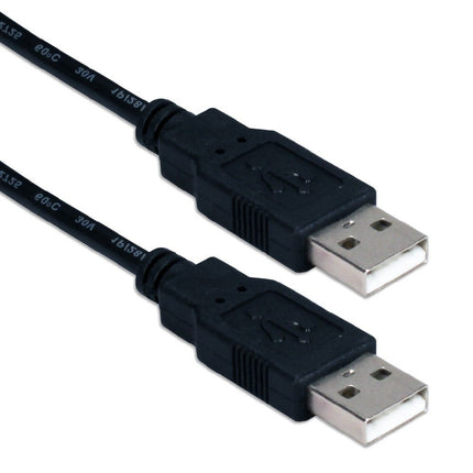 Black 6-ft USB 2.0 A Male to A Male