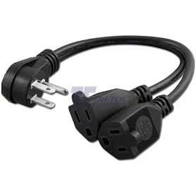 12in. M/FX2 Y-Extension Adaptor Power Cord