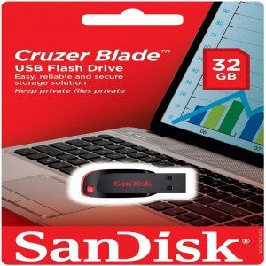 Sandisk | USB 2.0 Cruiser Blade 32GB Flash Drive