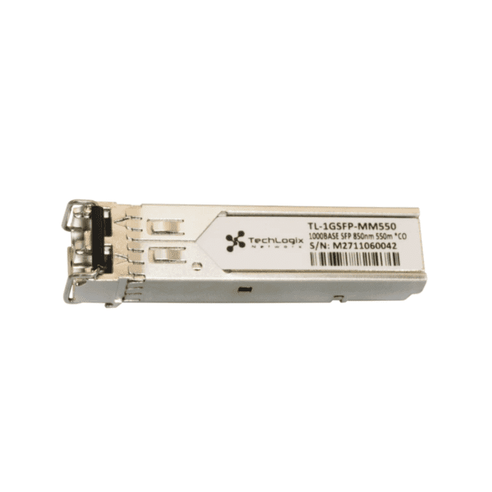 1G BASE-SX SFP 850nm 550m DOM Transceiver - Multimode Fiber - Techlogix Networx TL-1GSFP-MM550