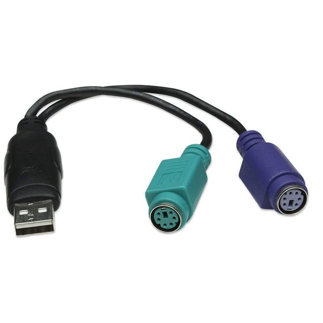 PS/2 to USB Adapter 2 PS/2 to 1 USB