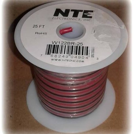 Wire, Spool, Multi-purpose, Bonded, Br Series, 12/2, Stranded, Black/Red
