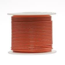 24 AWG Stranded Copper Wire, Brown, 25 ft.
