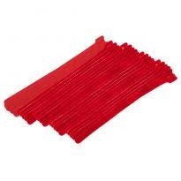 10-in Hook/Loop Ties 10/pk Red