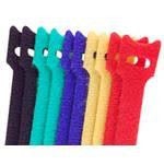 6-in. Hook/Loop Cable Ties 10/pk. Multi