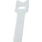 Hook And Loop Tie 6 Inch Length White 10/pack