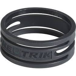 Colored Ring XX Type Cable Ends - Black